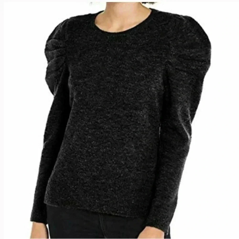POL Soft knit gathered sleeve sweater​ - Picture 2 of 4